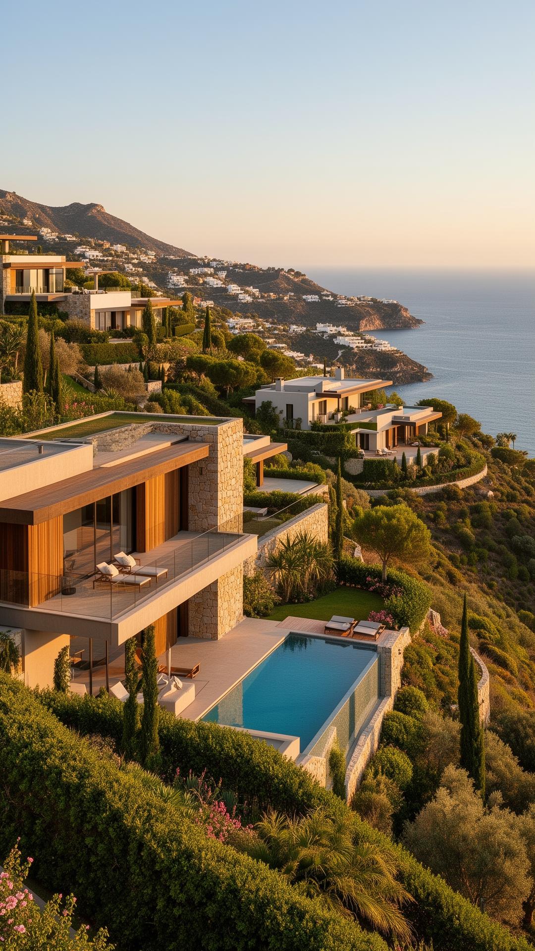 Hillside private estates in Benahavís with panoramic Mediterranean view