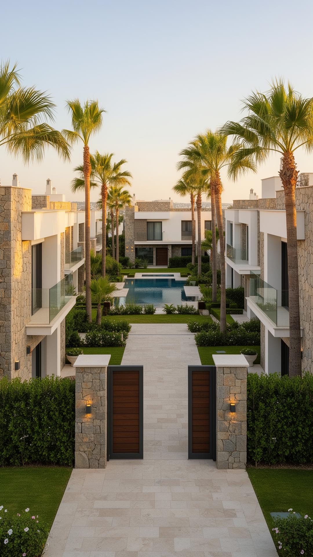 Luxury family townhouses on Costa del Sol with private gardens